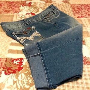 Hissy Fit cuffed jeans
